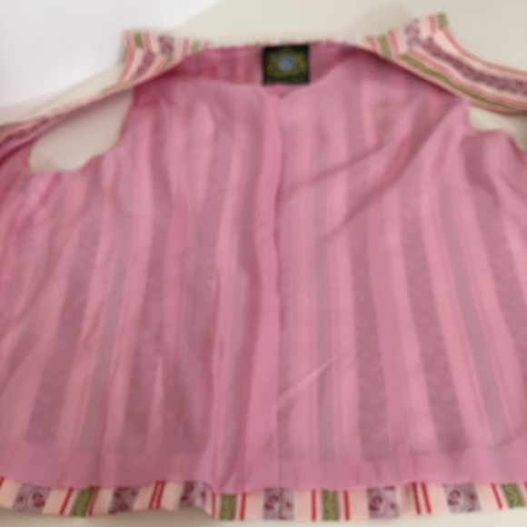 Vintage Cottagecore Corset Top Vest Pastel Pink Made in Germany Barbiecore - Picture 8 of 16